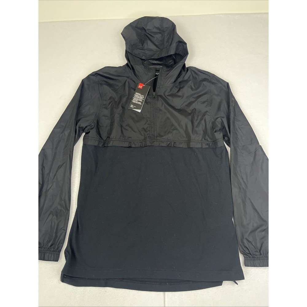 $60 Under Armour Sportstyle Anorak Jacket Pullover Men’s Large Black 1311107-001
